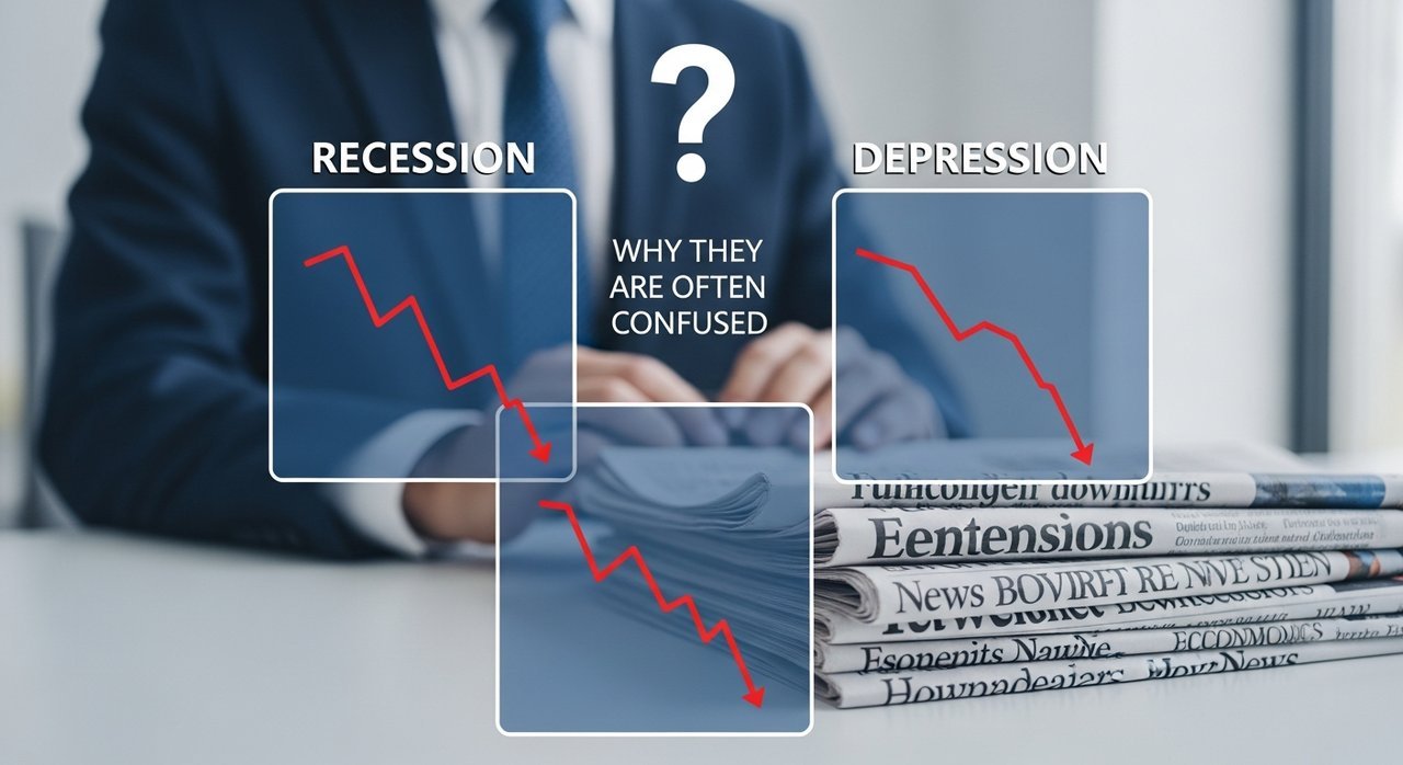 3가지 핵심! 경기침체와 불황 차이 뉴스에서 혼용되는 이유 비교